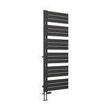 Eastbrook Designer Towel Radiator Eastbrook Helmsley Straight Vertical Designer Towel Rail in Matt Black