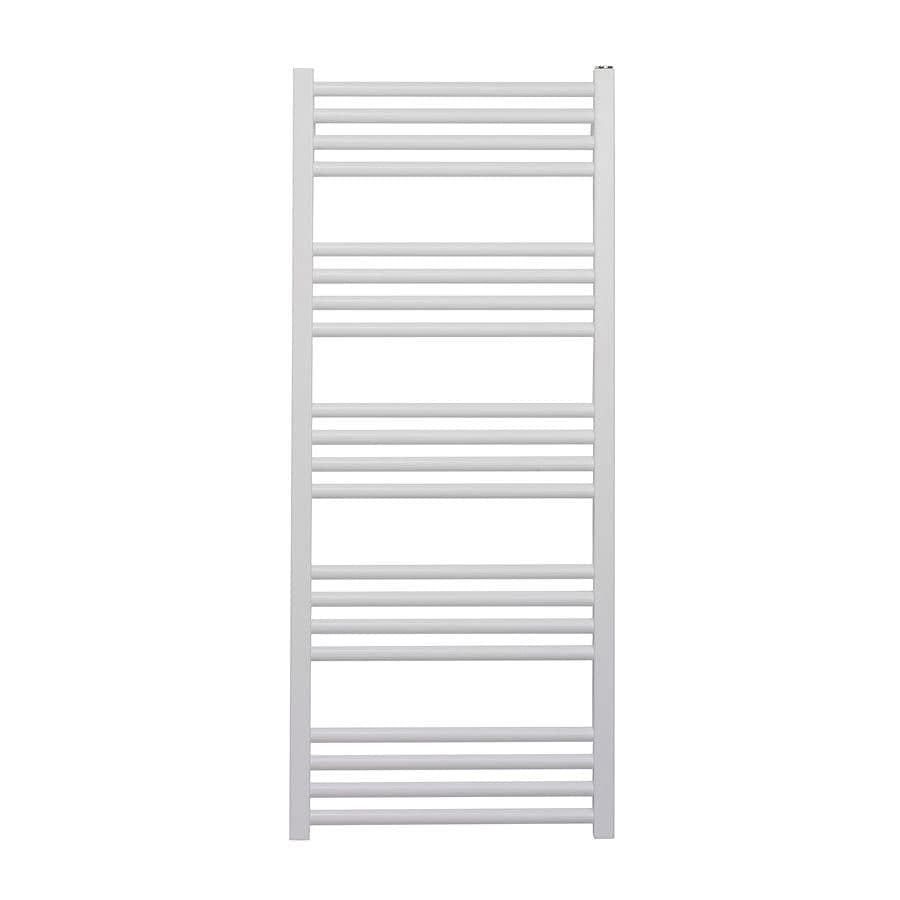 Crosswater Ladder Rail Crosswater MPRO Designer Vertical Towel Radiator in Matt White 1140 x 480mm / Dual Fuel