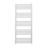 Crosswater Ladder Rail Crosswater MPRO Designer Vertical Towel Radiator in Matt White 1140 x 480mm / Dual Fuel
