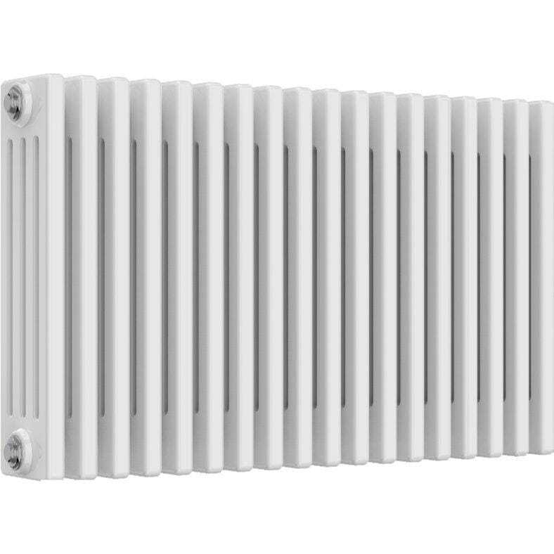 Aquarius Bathrooms Column Radiator Aquarius Foundry Horizontal 4 Column Radiator in White 500mm x 830mm