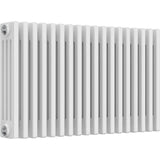 Aquarius Bathrooms Column Radiator Aquarius Foundry Horizontal 4 Column Radiator in White 500mm x 830mm