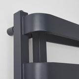 KRAD Designer Towel Radiators K-RAD Texas Straight Vertical Designer Towel Rail in Anthracite
