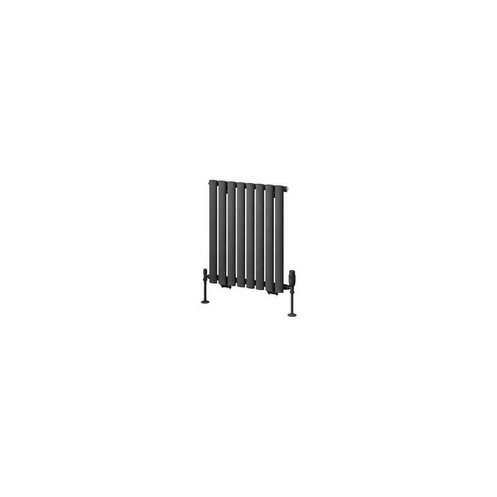 Eastbrook Panel Radiator Eastbrook Tunstall Straight Horizontal Designer Radiator in Matt Anthracite