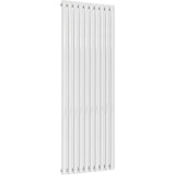 Aquarius Bathrooms Column Radiator Aquarius Athens Single Vertical Column Radiator in White