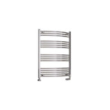 Eastbrook Wendover Curved Vertical Heated Towel Rail in White