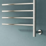 Reina Designer Towel Radiator Reina Rance 455 x 500mm Electric Only Towel Radiator in Polished Stainless Steel