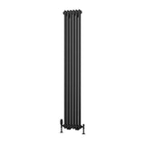Eastbrook Rivassa Traditional 2 Column Radiator in Matt Anthracite