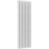 Aquarius Bathrooms Column Radiator Aquarius Athens Double Vertical Column Radiator 1800 x540mm / White