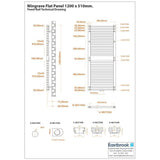 Eastbrook Flat Panel Radiator Eastbrook Wingrave Flat Panel Radiator In Matt Black