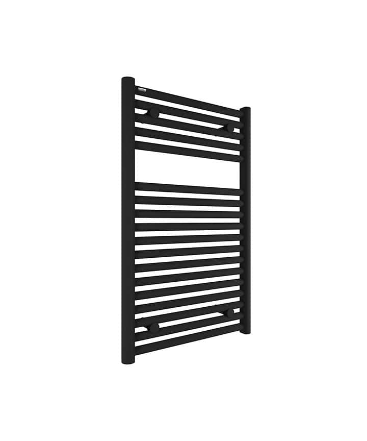 Tissino Ladder Rails Tissino Hugo2 Designer Towel Radiator in Matt Black 812 x 500 / Dual Fuel
