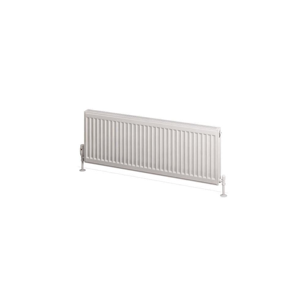 Aquarius Bathrooms Type 21 Aquarius Type 21 Compact Panel Radiator In Gloss White