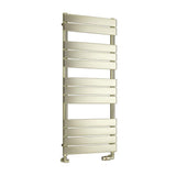 Eastbrook Designer Towel Radiator Eastbrook Staverton Tube On Tube Straight Radiator in Brushed Brass 1200 x 500 / Central Heating