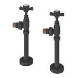 Totally Rads Radiator Valve Eastbrook Traditional Angled Manual Radiator Valve and Tail (Pair) Matt Anthracite