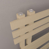 Eastbrook Designer Towel Radiator Eastbrook Hurley Vertical Straight Heated Towel Rail - 1200mm x 600mm in Matt Cappuccino