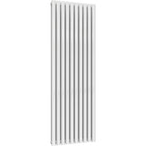 Aquarius Bathrooms Column Radiator Aquarius Athens Double Vertical Column Radiator 1800 x600mm / White