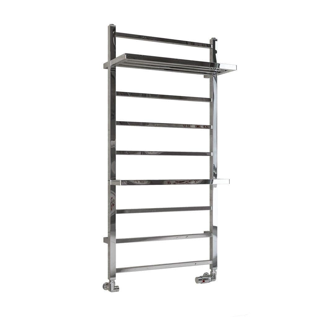 Eastbrook Designer Towel Radiator Eastbrook Launton Straight Vertical Heated Towel Rail in Chrome