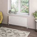 Aquarius Type 21 Compact Panel Radiator In Gloss White