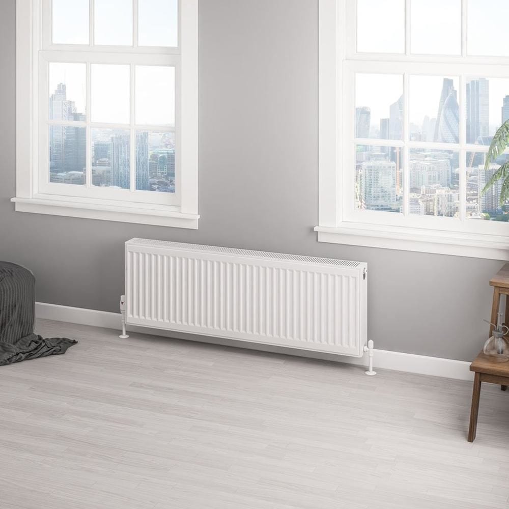 Aquarius Type 22 Compact Panel Radiator in Gloss White