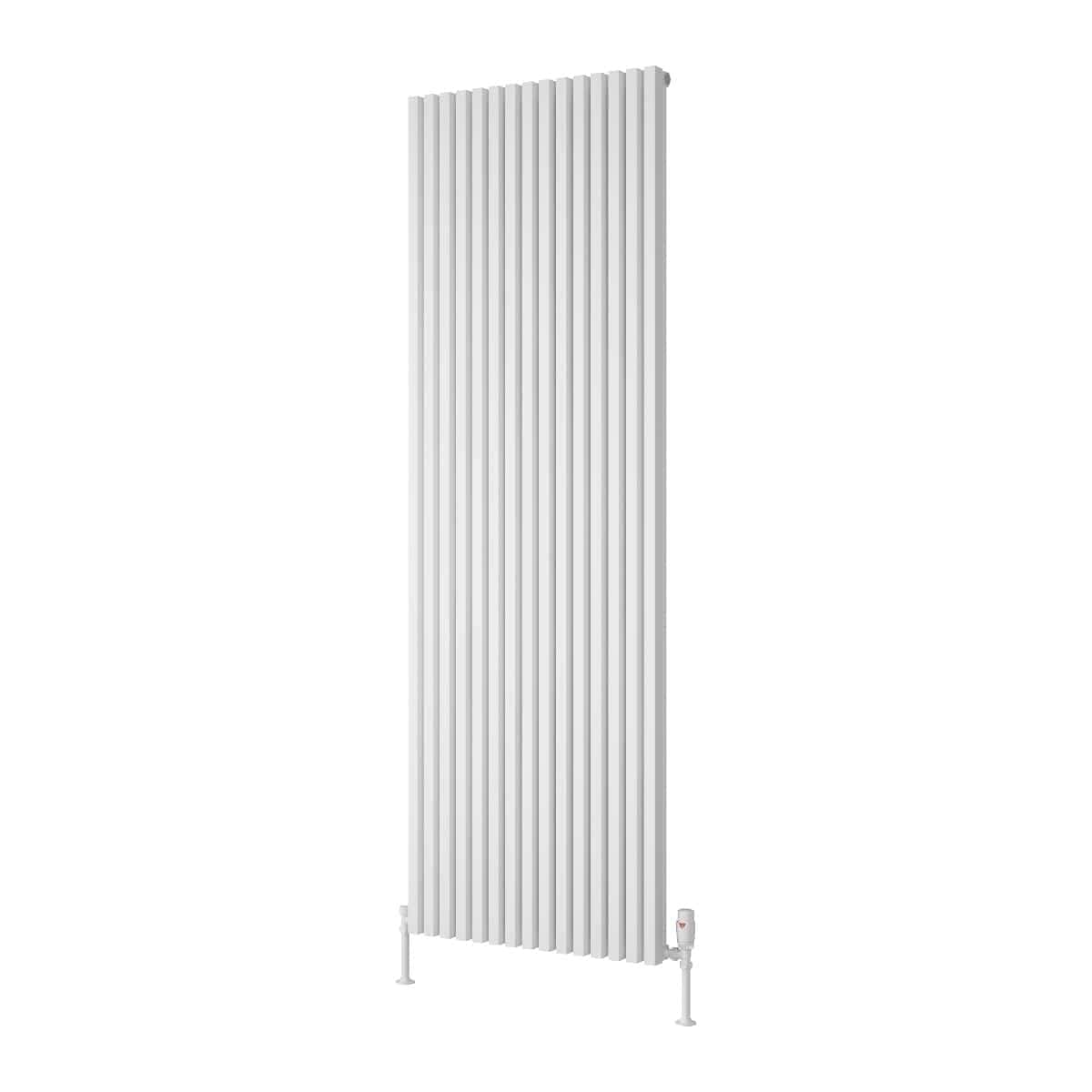 Reina Panel Radiator Reina Albano Central Heating Vertical Designer Radiator White / 1800 x 590mm