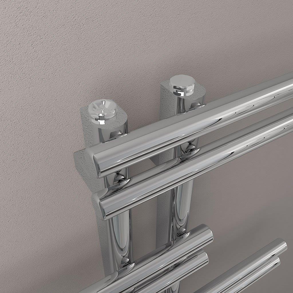 Eastbrook Pesaro Straight Vertical Heated Towel Rail in Chrome
