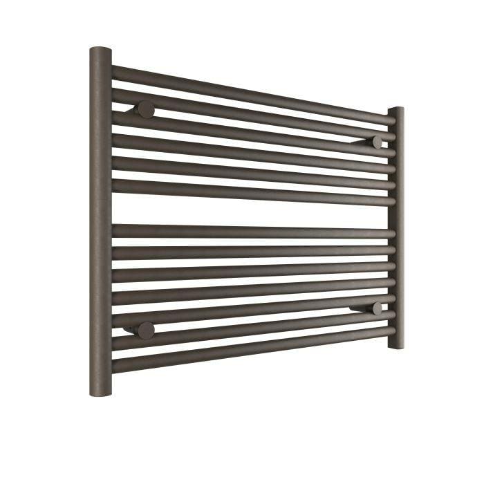 Tissino Ladder Rails Tissino Hugo2 Designer Towel Radiator in Matt Black 600 x 800 / Dual Fuel