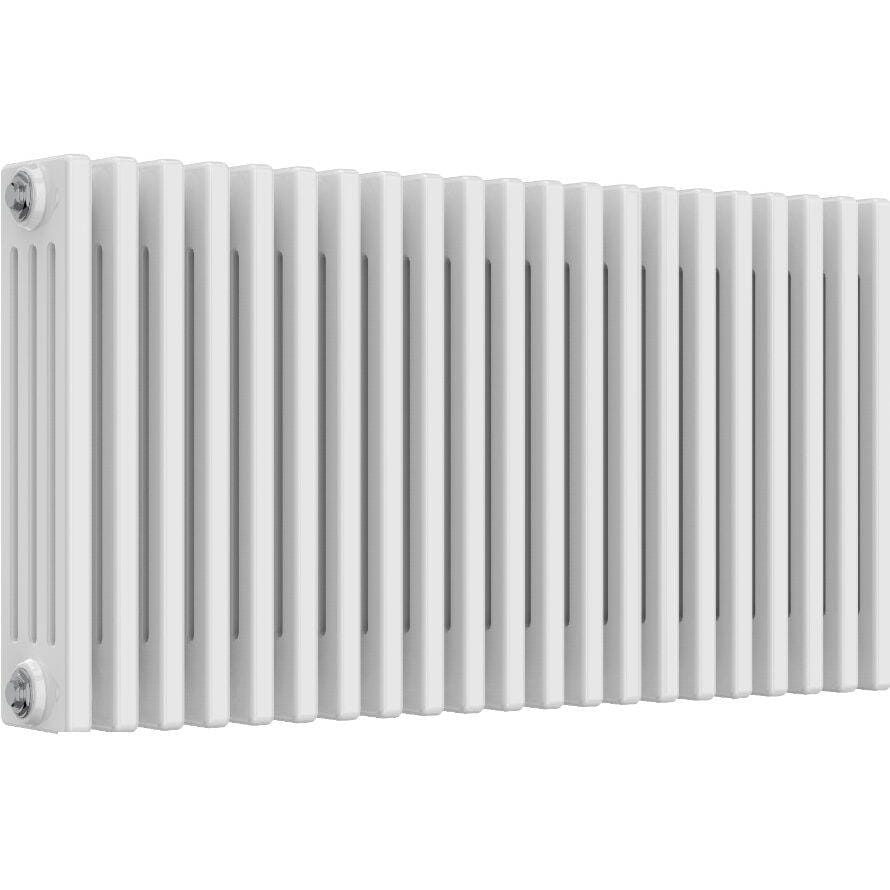 Aquarius Bathrooms Column Radiator Aquarius Foundry Horizontal 4 Column Radiator in White 500mm x 965mm