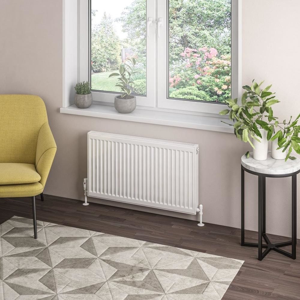 Aquarius Type 21 Compact Panel Radiator In Gloss White