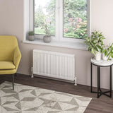 Aquarius Type 21 Compact Panel Radiator In Gloss White