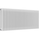 Aquarius Bathrooms Column Radiator Aquarius Foundry Horizontal 4 Column Radiator in White 600mm x 1370mm