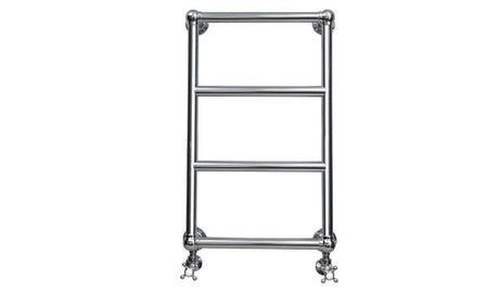 Imperial Traditional Towel Rail Imperial Lund Traditional Wall Mounted Heated Towel Rail in Polished Nickel