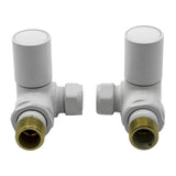 Totally Rads Radiator Valve Reina Crova Manual Radiator Corner Valves White