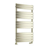 Eastbrook Designer Towel Radiator Eastbrook Staverton Tube On Tube Straight Radiator in Brushed Brass 1200 x 600 / Central Heating