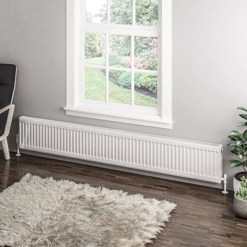 Aquarius Type 11 Compact Panel Radiator In Gloss White