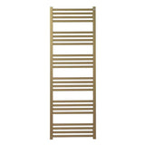 Crosswater Ladder Rail Crosswater MPRO Designer Vertical Towel Radiator in Brushed Brass 1380 x 480mm / Central Heating
