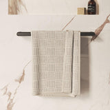 Saneux Designer Towel Radiator Saneux Ember Solo Dry Electric Towel Rail 450 x 100mm / Matte Black