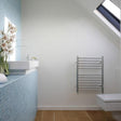 JIS Ladder Rail JIS Sussex Ouse Vertical Stainless Steel Heated Towel Rail 700 x 520mm / Central Heating / Polished Chrome
