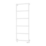 Eastbrook Traditional Towel Rail Eastbrook Stour Vertical Traditional Heated Towel Rail in Matt White 1550 x 600 / Dual Fuel