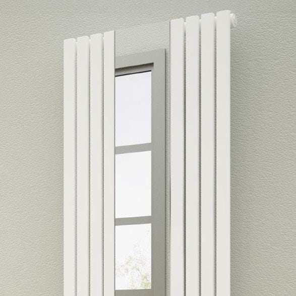 Reina Rads Reina Reflect Vertical Central Heating Radiator with Mirror – Totally Rads