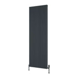 Reina Panel Radiator Reina Albano Central Heating Vertical Designer Radiator Anthracite / 1800 x 590mm