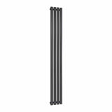 Reina Panel Radiator Reina Neva Vertical Single Panel Central Heating Radiator 1800 x 236mm / Anthracite