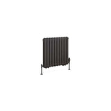 Eastbrook Column Radiators Eastbrook Rubano Straight Horizontal Traditional Column Radiator in Matt Anthracite
