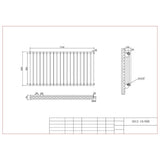 Aquarius Bathrooms Column Radiator Aquarius Athens Horizontal Double Column Radiator