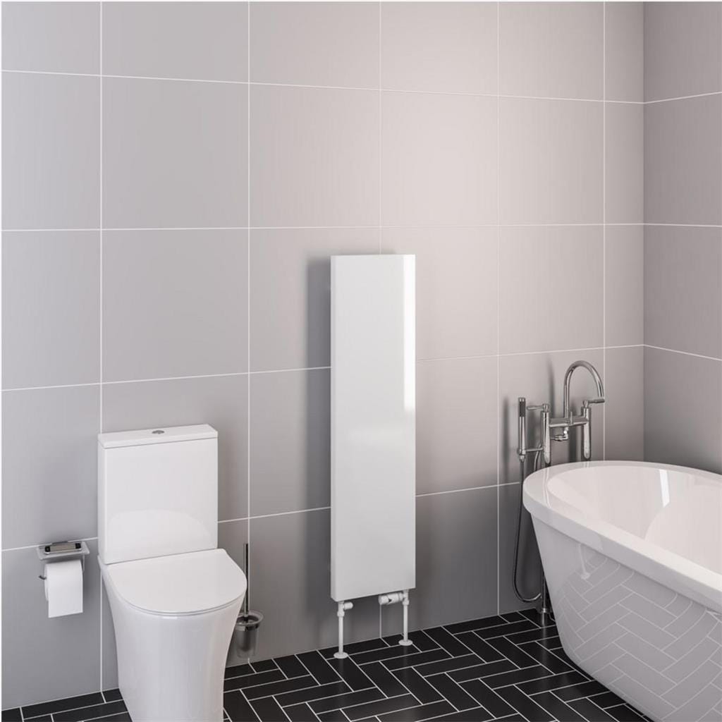 Eastbrook Flat Panel Radiator Eastbrook Wingrave Flat Panel Radiator In Gloss White 1200 x 310mm / Central Heating