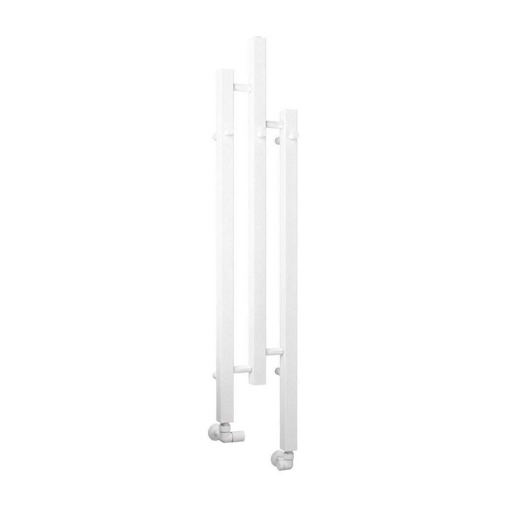 Eastbrook Conwy Vertical Designer Radiator - 1200 x 220mm - Matt White