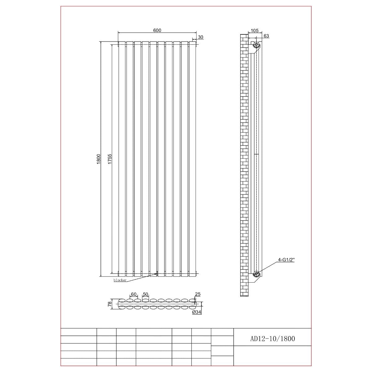Aquarius Bathrooms Column Radiator Aquarius Athens Double Vertical Column Radiator