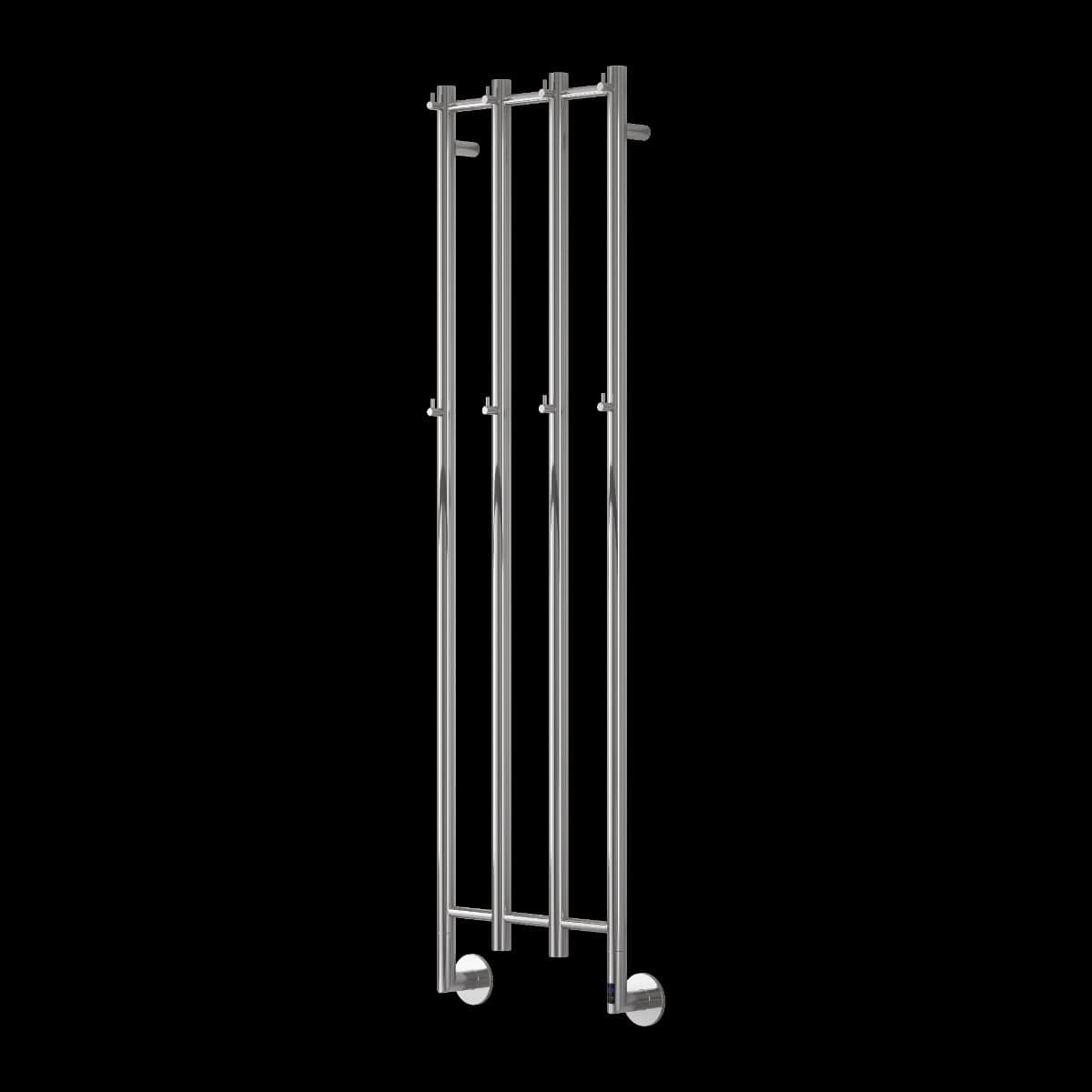 Aquarius Unique Radiator Aquarius DigiTherm Solara Dry Electric Radiator with LCD Display Polished Stainless Steel