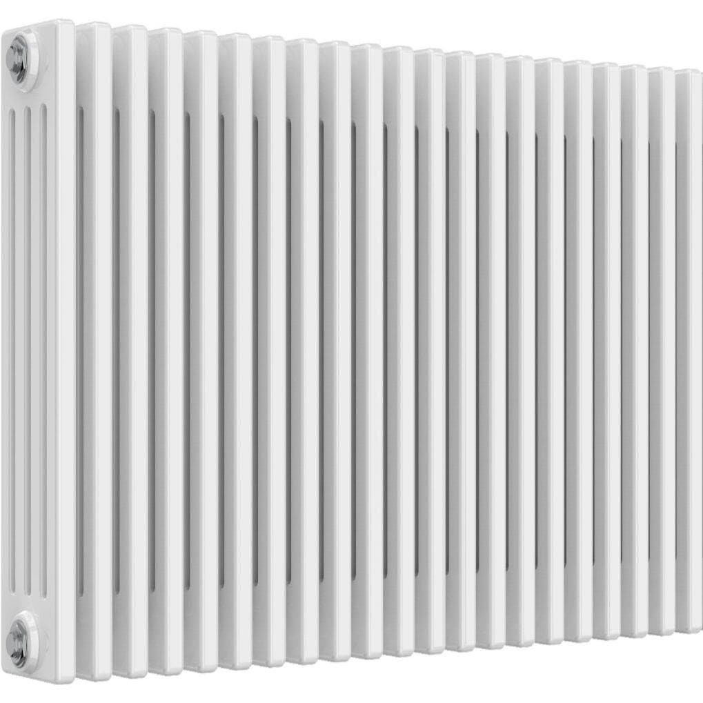 Aquarius Bathrooms Column Radiator Aquarius Foundry Horizontal 4 Column Radiator in White 750mm x 965mm