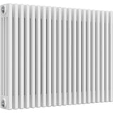 Aquarius Bathrooms Column Radiator Aquarius Foundry Horizontal 4 Column Radiator in White 750mm x 965mm