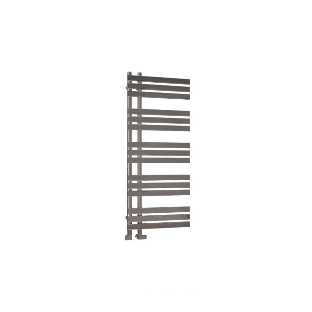 Eastbrook Designer Towel Radiator Eastbrook Leonardo Straight Vertical Heated Towel Rail in Chrome 1200 x 500mm / Central Heating