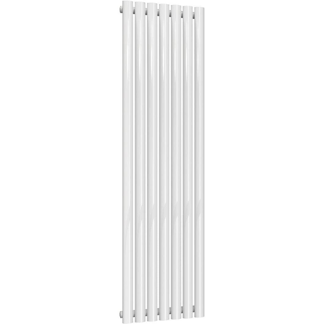 Aquarius Bathrooms Column Radiator Aquarius Athens Single Vertical Column Radiator in White 1600 x420mm